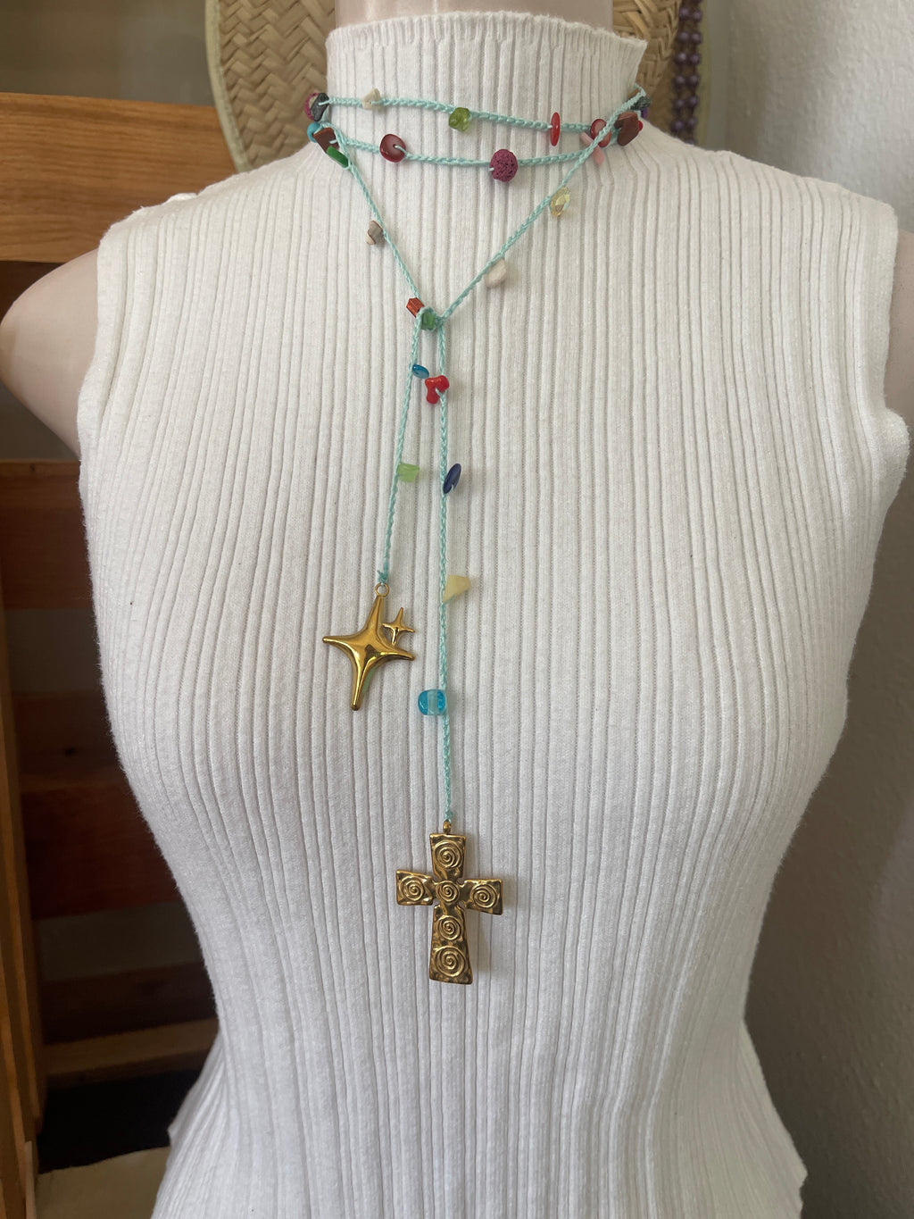 Collar Mil Vueltas Cruz de la Fe