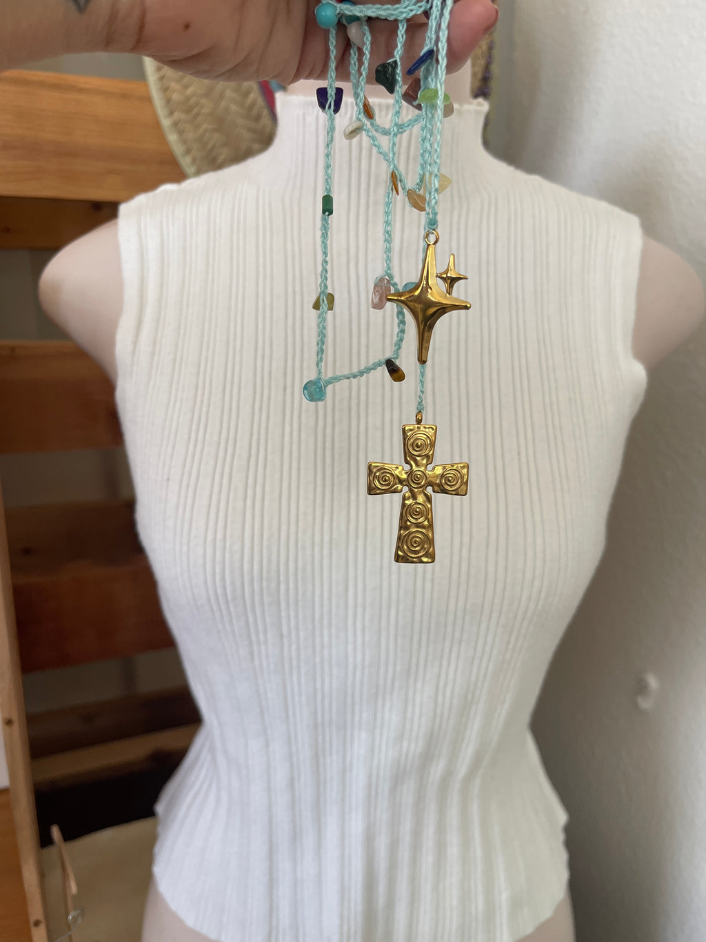 Collar Mil Vueltas Cruz de la Fe