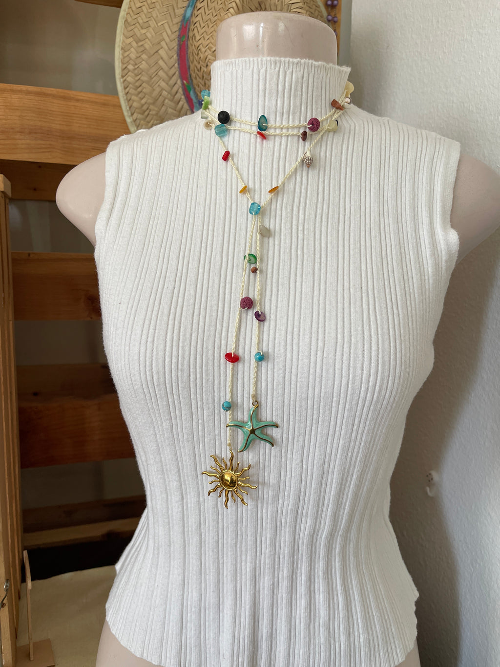 Collar Mil Vueltas Solecito Areté