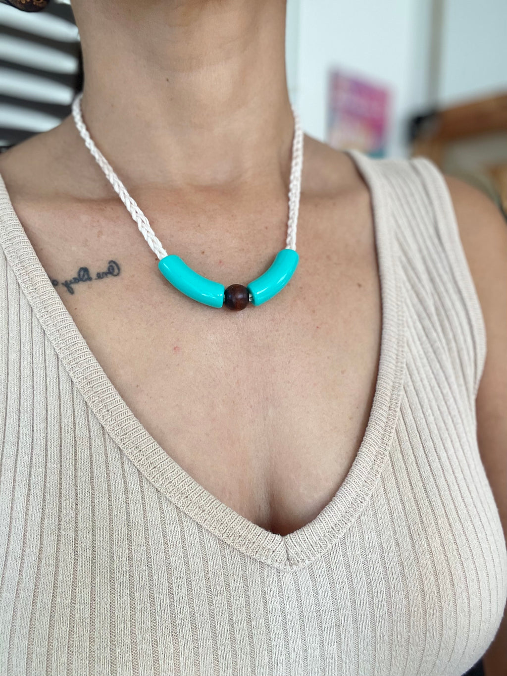 Collar Aura Turquesa
