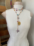 Collar Mil Vueltas Estrella de Lila
