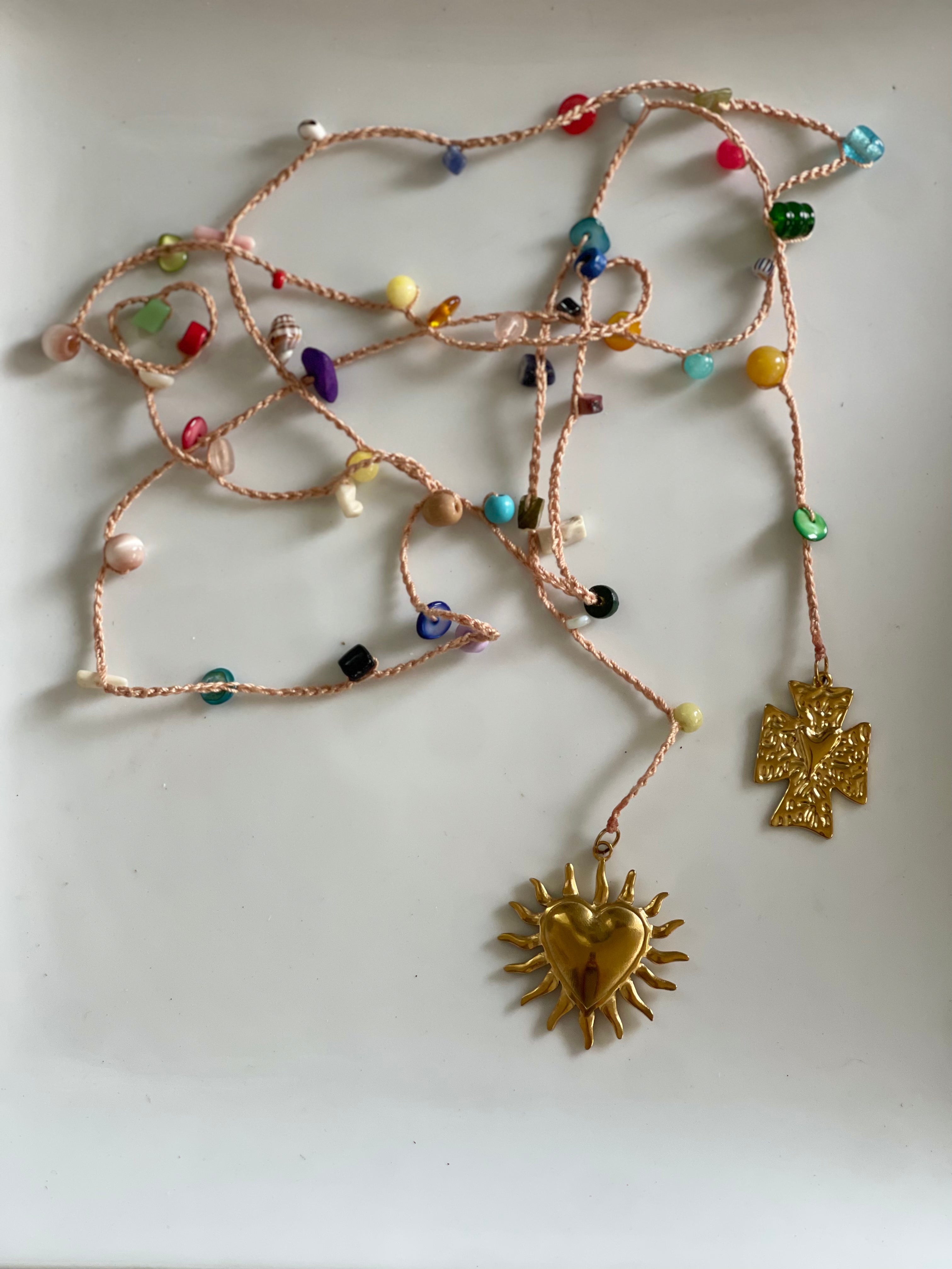 Collar Mil Vueltas Corazón de Jesús