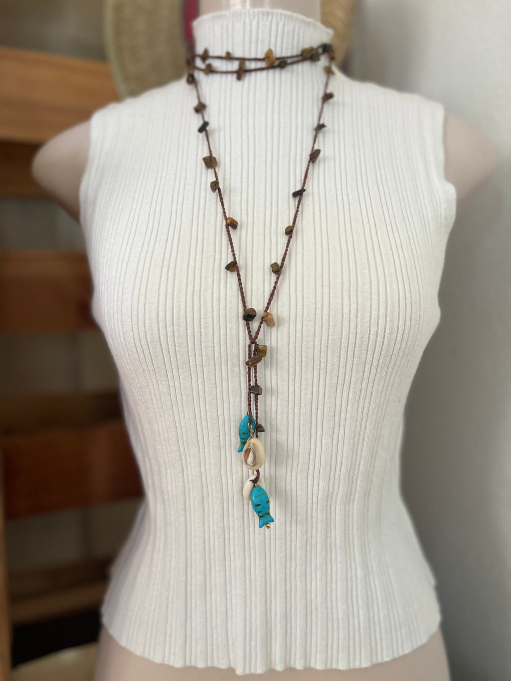 Collar Mil Vueltas Ojo de Tigre
